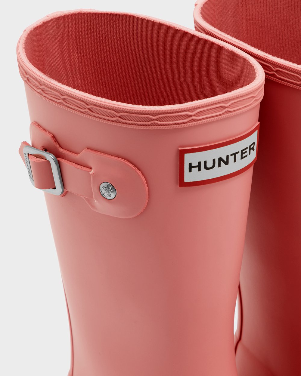 Hunter Niños Original Big - Botas de Lluvia Rosas - 385-IJQGDE